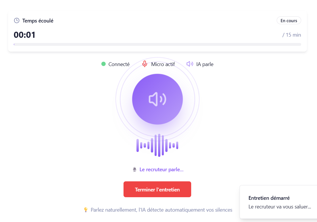 Free AI Interview Simulator | Vocal Training with Feedback - Persuasiv AI